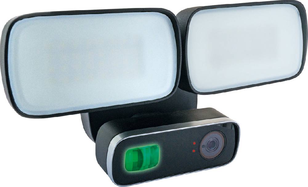 Schwaiger Überwachungskamera Full HD mit Flutlicht