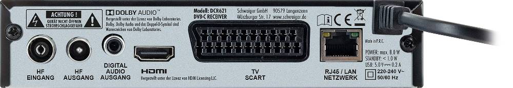 Schwaiger Kabel-Receiver DVB-C HD FTA Meist gekauft