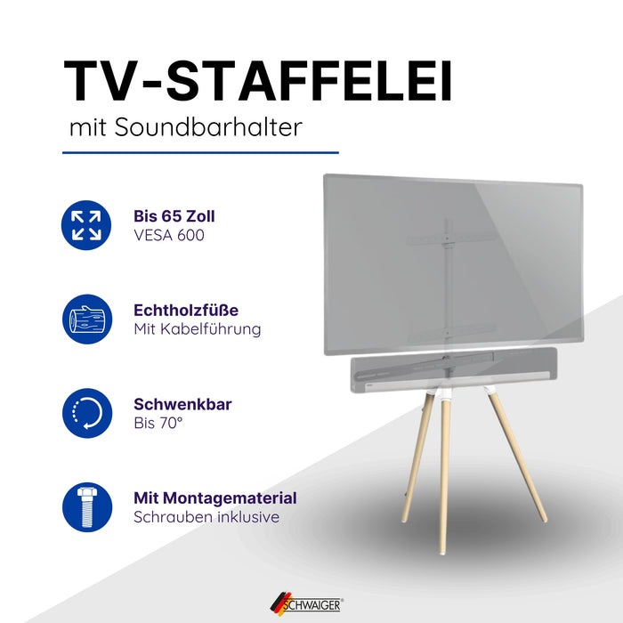 Schwaiger TV-Ständer mit Soundbarhalter Hotsell