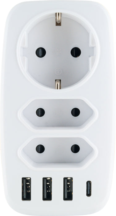 Schwaiger Strom Multiadapter Outlet