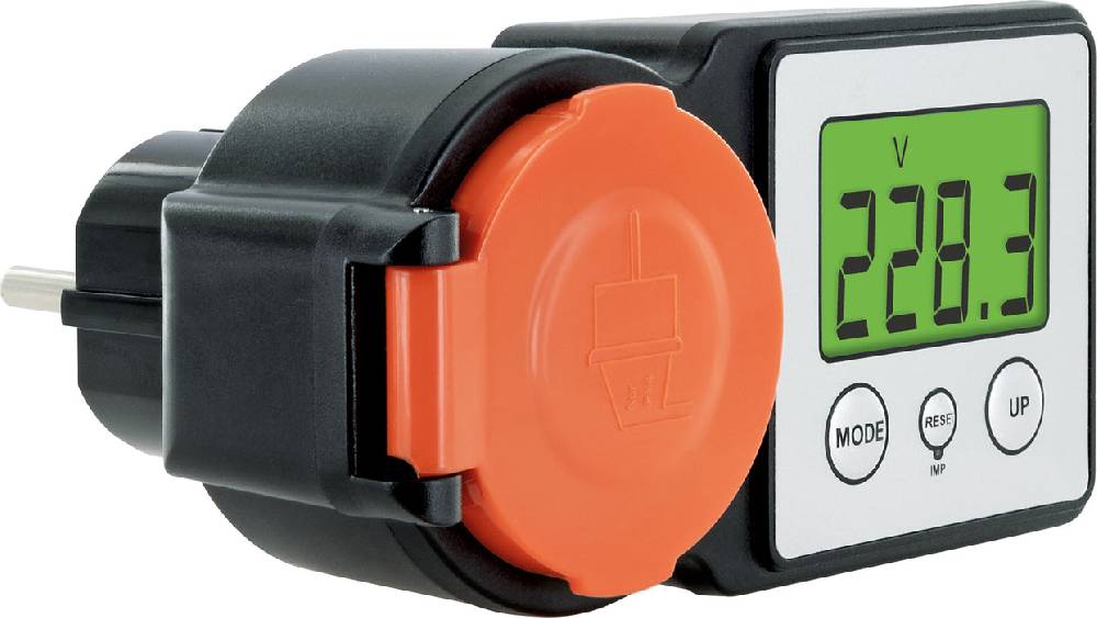 Schwaiger Outdoor Energiekostenmessgerät mit Display IP44 Auslauf