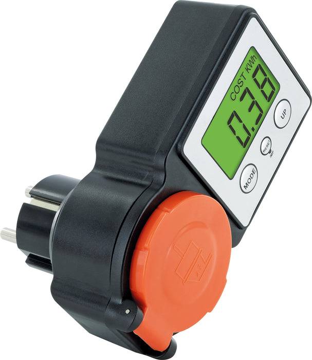 Schwaiger Outdoor Energiekostenmessgerät mit Display IP44 Auslauf