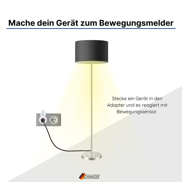 Schwaiger Bewegungsmelder Steckdosenadapter PIR Hotsell