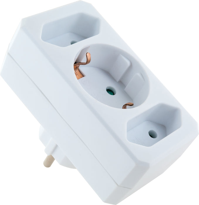 Schwaiger Steckdosenadapter 3-fach
