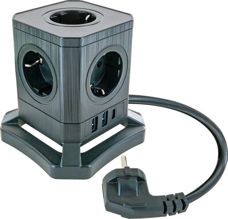 Schwaiger Ladeblock 5fach mit USB-C/A schaltbar Angebote