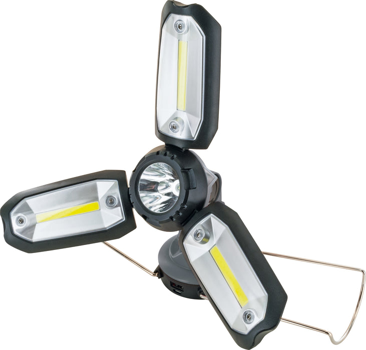 Schwaiger Camping-Leuchte mit integrierter Powerbank