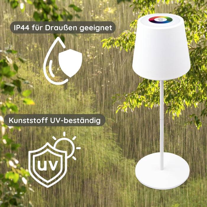 Schwaiger Tischleuchte teilbar mit Touchsteuerung Anthrazit/Schwarz/Weiß Auslauf