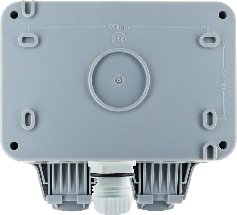 Schwaiger Außensteckdose für Winkelstecker 2-fach Verkauf