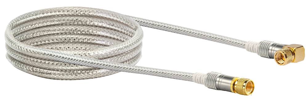 Schwaiger SAT-Anschlusskabel mit F-Winkelstecker 1,5 - 10 m 110 dB im Angebot