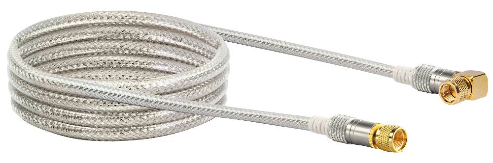 Schwaiger SAT-Anschlusskabel mit F-Winkelstecker 1,5 - 10 m 110 dB im Angebot