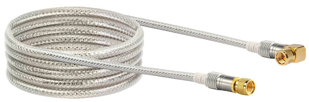 Schwaiger SAT-Anschlusskabel mit F-Winkelstecker 1,5 - 10 m 110 dB im Angebot
