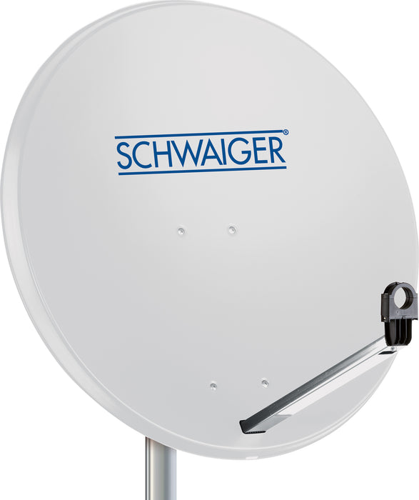 Schwaiger Satellitenschüssel Stahl Weiß/Rot/Anthrazit 75 cm Günstiger Verkauf