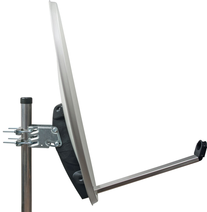 Schwaiger Satellitenschüssel Stahl Weiß/Rot/Anthrazit 75 cm Günstiger Verkauf