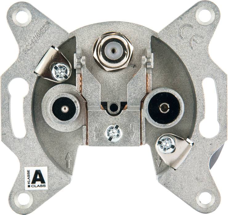 Schwaiger Multimedia Durchgangsdose 8 dB Outlet