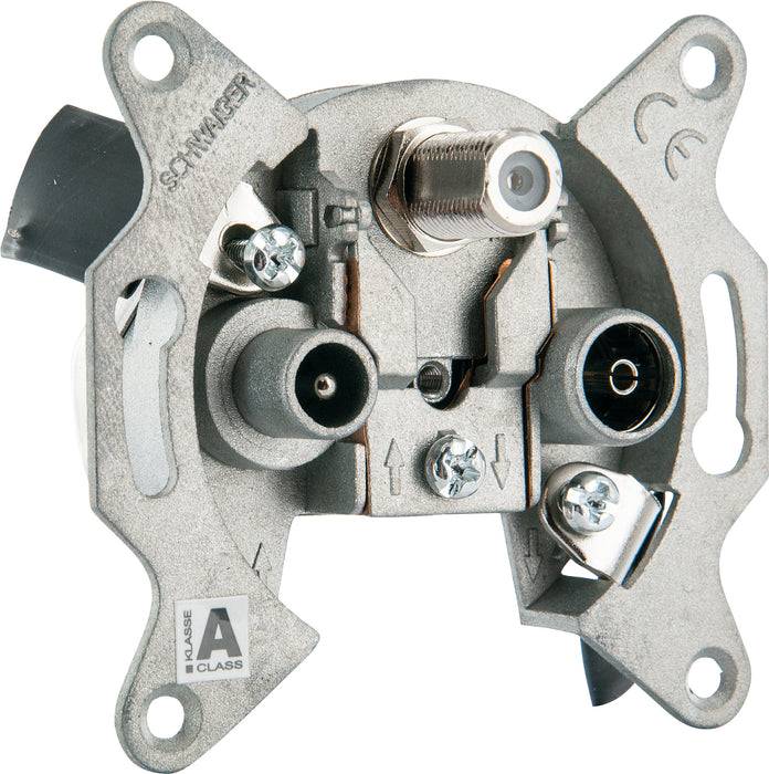 Schwaiger Multimedia Durchgangsdose 8 dB Outlet