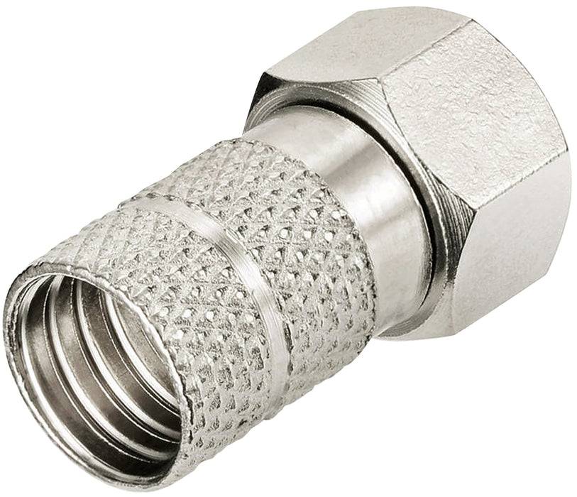 Schwaiger F-Stecker und Verbinder 3er Set Ø 8 mm Schlussverkauf