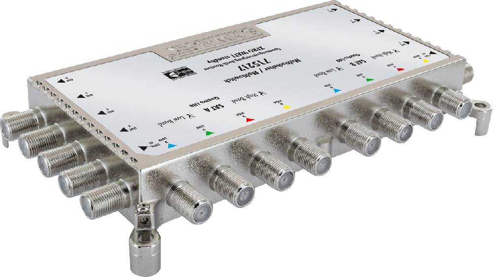 Schwaiger SAT Multischalter 9/8 mit Netzteil Auslauf