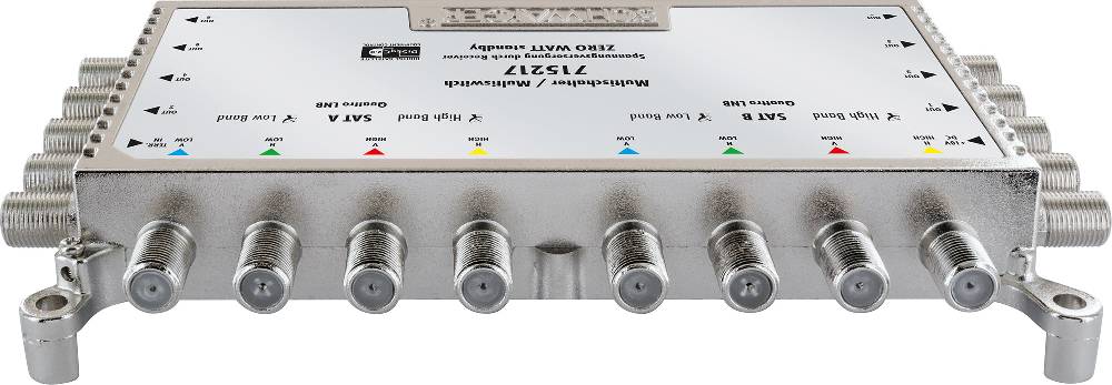 Schwaiger SAT Multischalter 9/8 mit Netzteil Auslauf