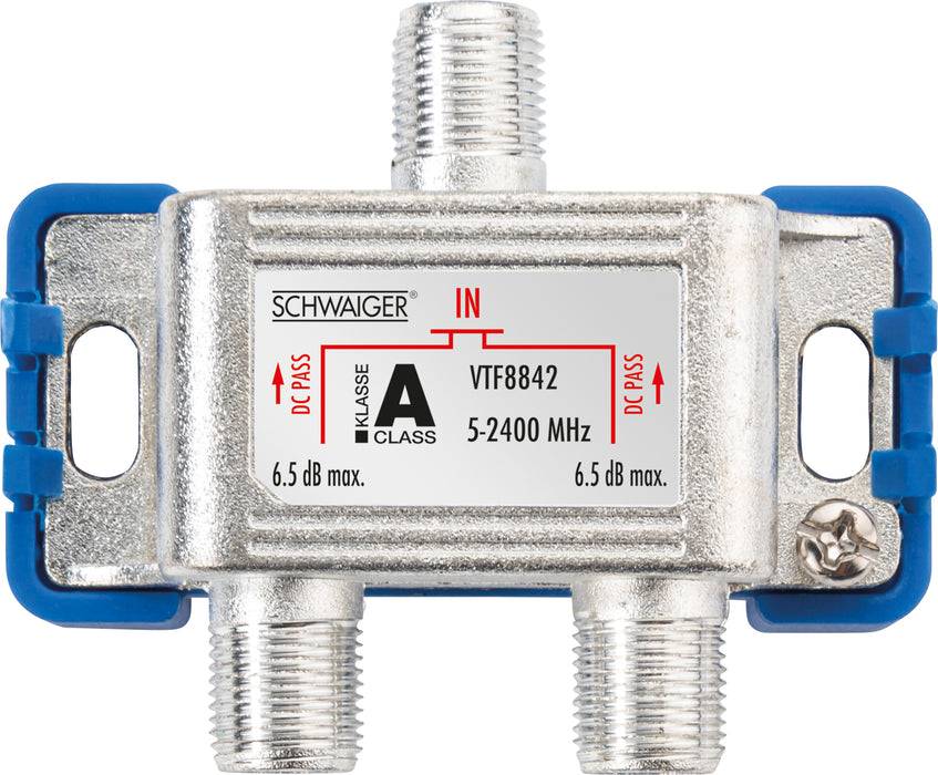 Schwaiger Verteiler 2-fach für SAT-, Antennen- und Kabelanlagen 5 dB Angebote