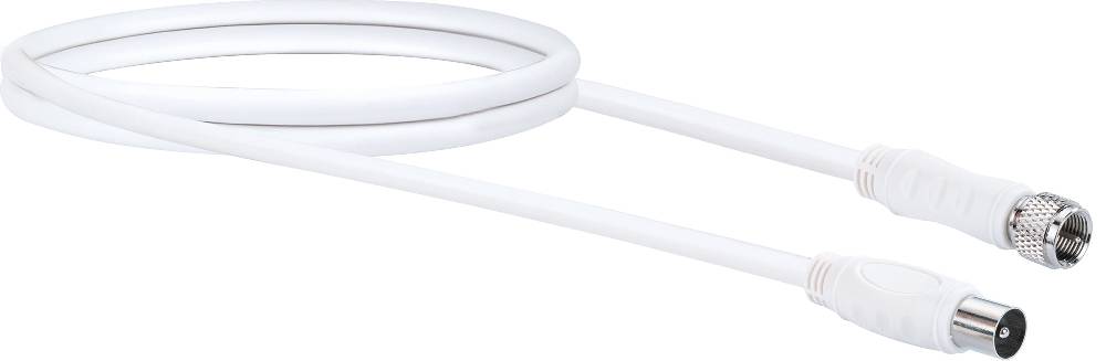 Schwaiger Adapterkabel F-Stecker auf IEC-Stecker 1,5 - 5 m 90 dB