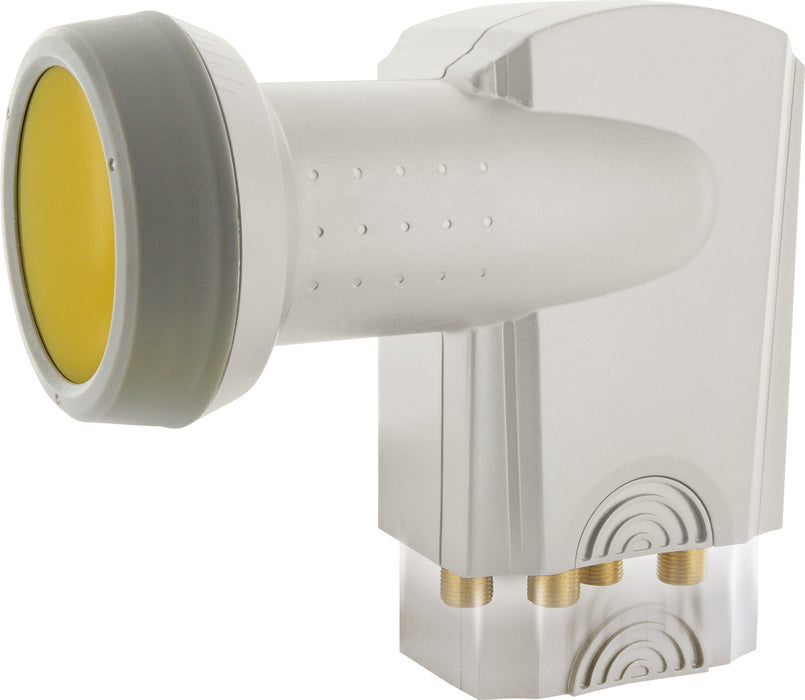 Schwaiger Quattro LNB digital SUN PROTECT hellgrau Fabrikverkauf