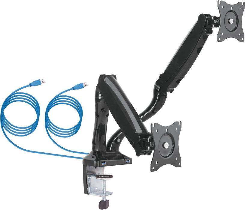 Schwaiger Monitor Tischhalter "FULL MOTION 2" für 2 Monitore bis 29 Zoll im Angebot