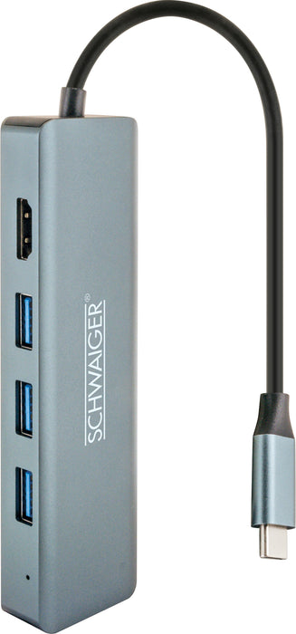 Schwaiger USB Type C Multiport Adapter Blitzverkäufe
