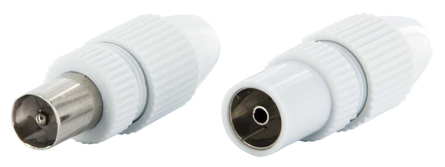 Schwaiger IEC quickFIX Stecker & Buchse Set Ø 4 - 7,5 mm