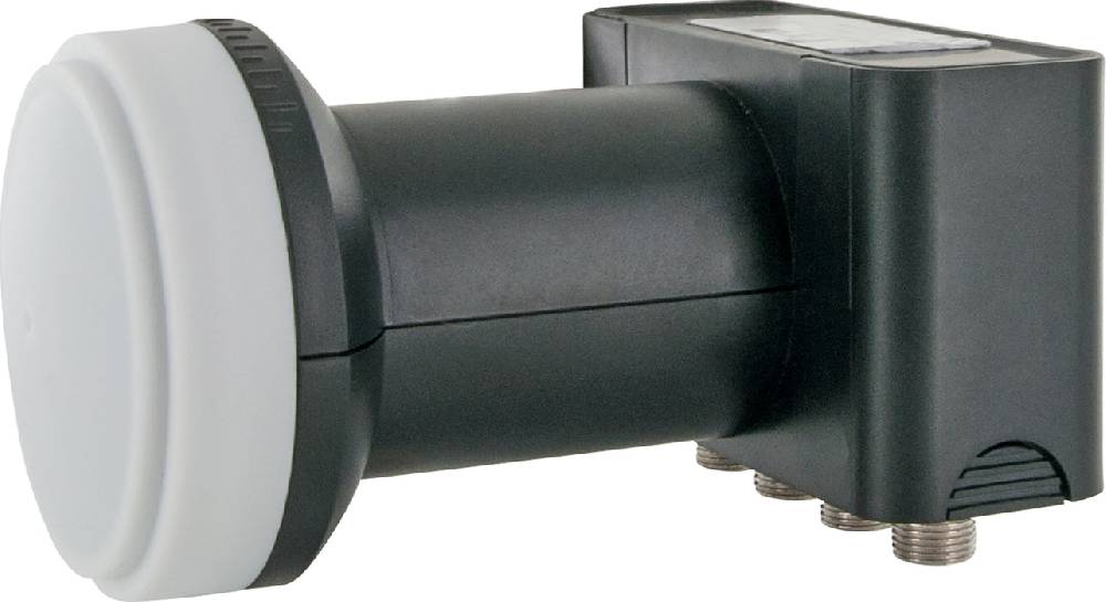 Schwaiger Satellitenanlage Set Weiß Stahl 72 cm mit Quad LNB JETZT KAUFEN