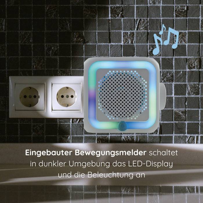 Schwaiger Steckdosenradio mit Lichtsensor und Beleuchtung Online
