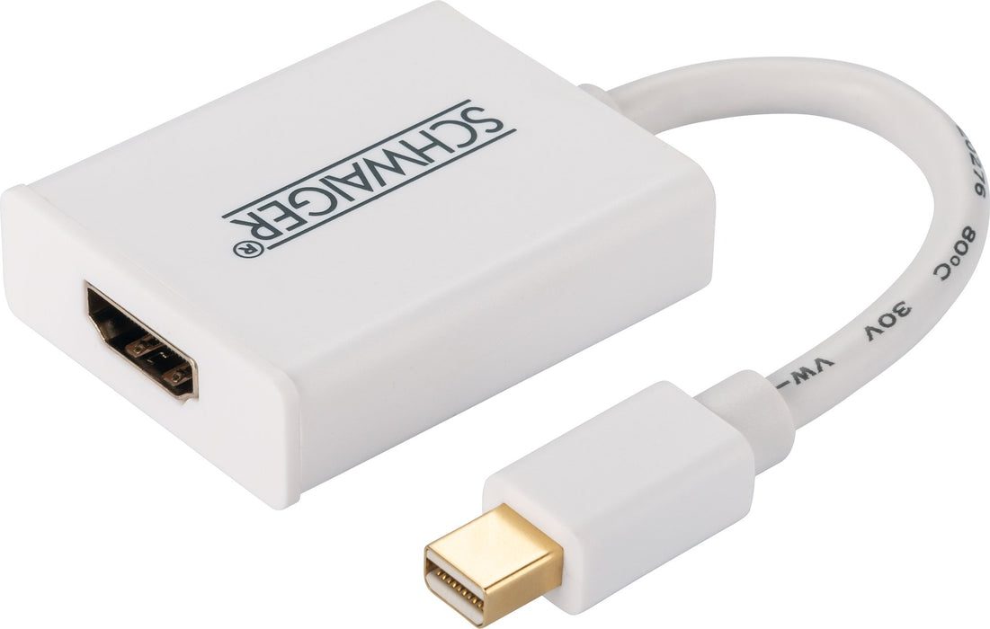 Schwaiger HDMI®-Mini DisplayPort Adapterkabel Kostenloser Versand