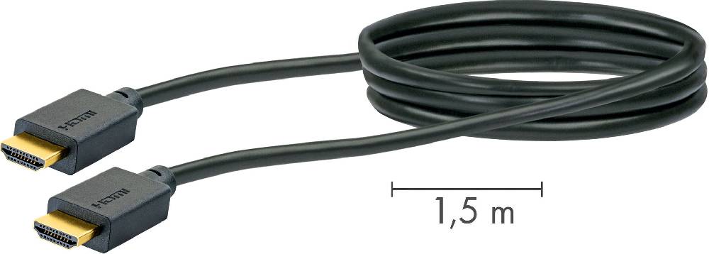 Schwaiger Ultra High-Speed HDMI® 2.1 Kabel, 4K@120Hz/8K@60Hz Speichern exportieren