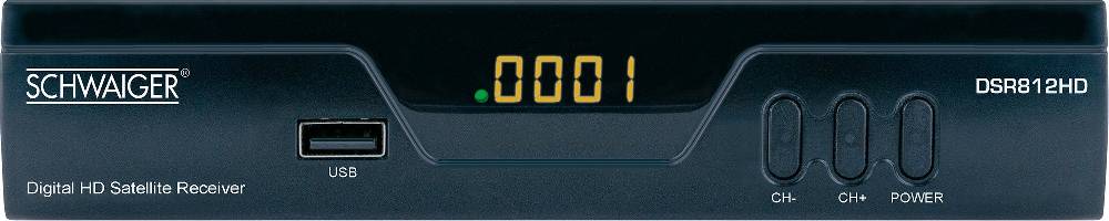 Schwaiger SAT-Receiver digital FULL HD FTA vorprogrammiert zollfrei
