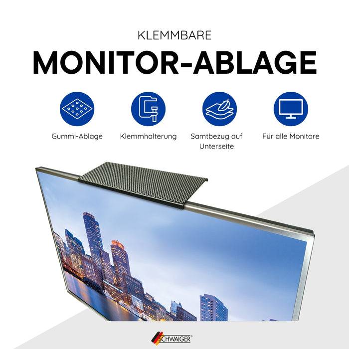 Schwaiger TV/Monitor-Ablage 45 cm Kostenloser Versand