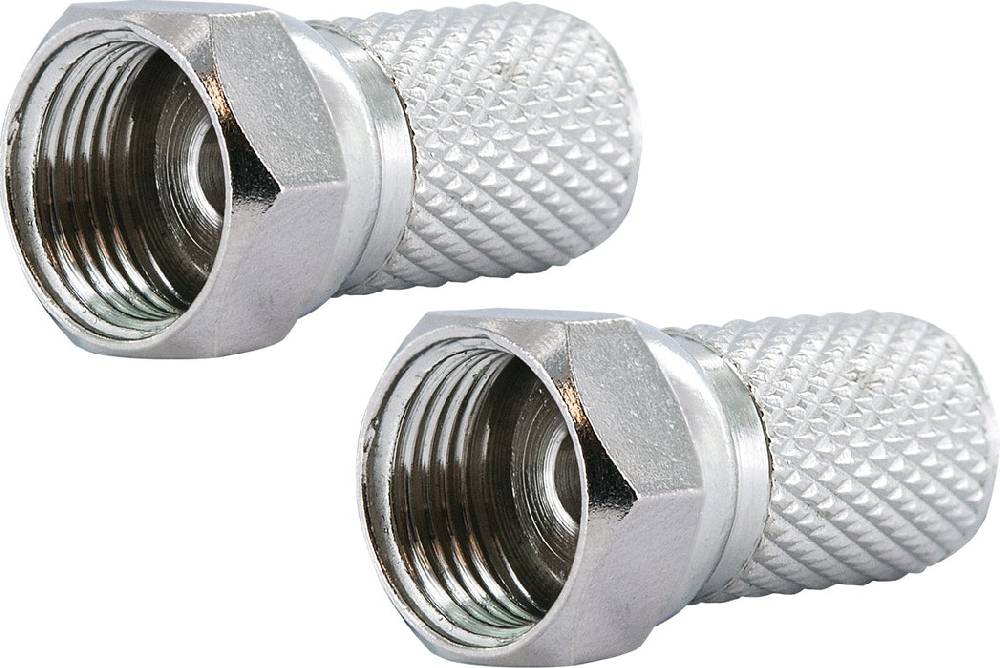 Schwaiger F-Aufdrehstecker 2 - 50 Stk. Ø 7 mm Saisonschlussverkauf