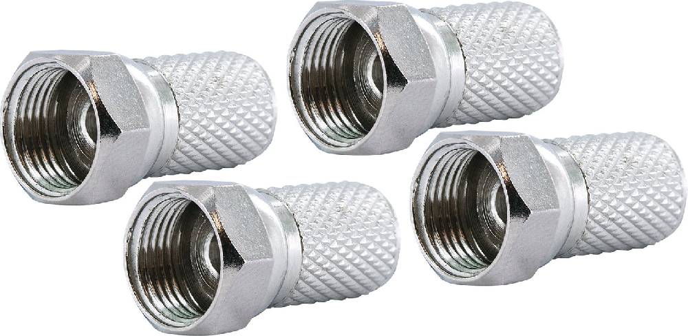 Schwaiger F-Aufdrehstecker 2 - 50 Stk. Ø 7 mm Saisonschlussverkauf