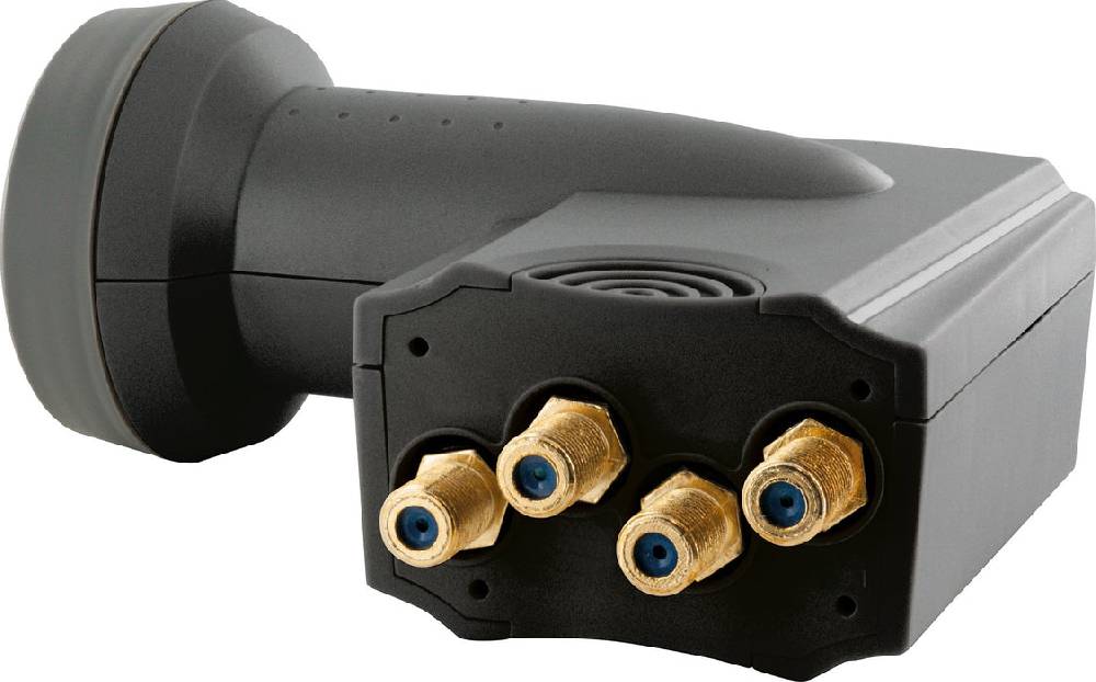 Schwaiger Quad LNB digital SUN PROTECT anthrazit Vatertagsangebot