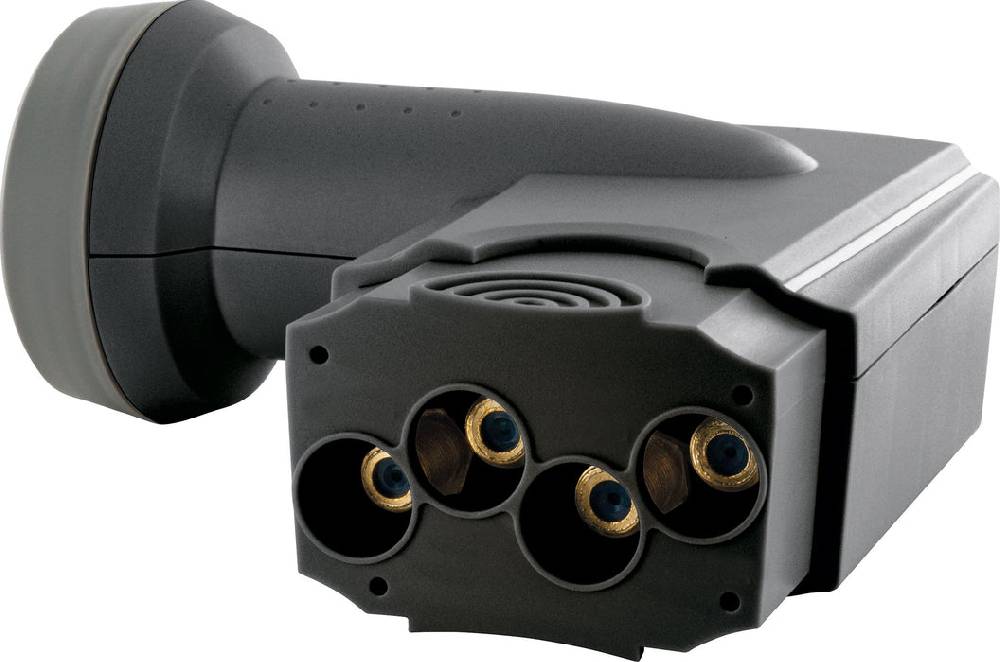 Schwaiger Quad LNB digital SUN PROTECT anthrazit Vatertagsangebot
