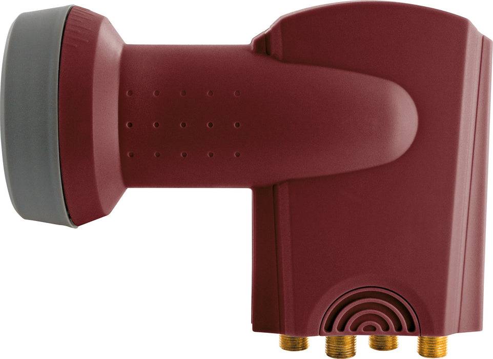 Schwaiger Quattro LNB digital SUN PROTECT ziegelrot Valentinstagsangebot