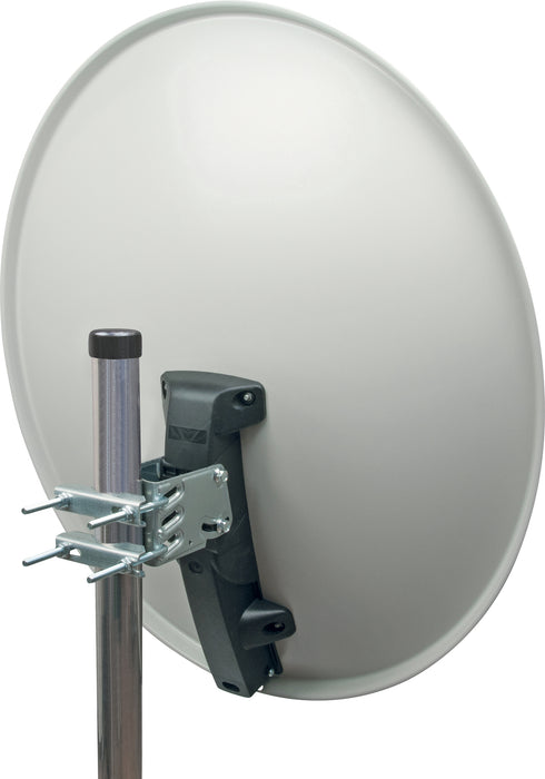 Schwaiger Satellitenschüssel Aluminium Weiß/Rot/Anthrazit 75 cm Online Outlet
