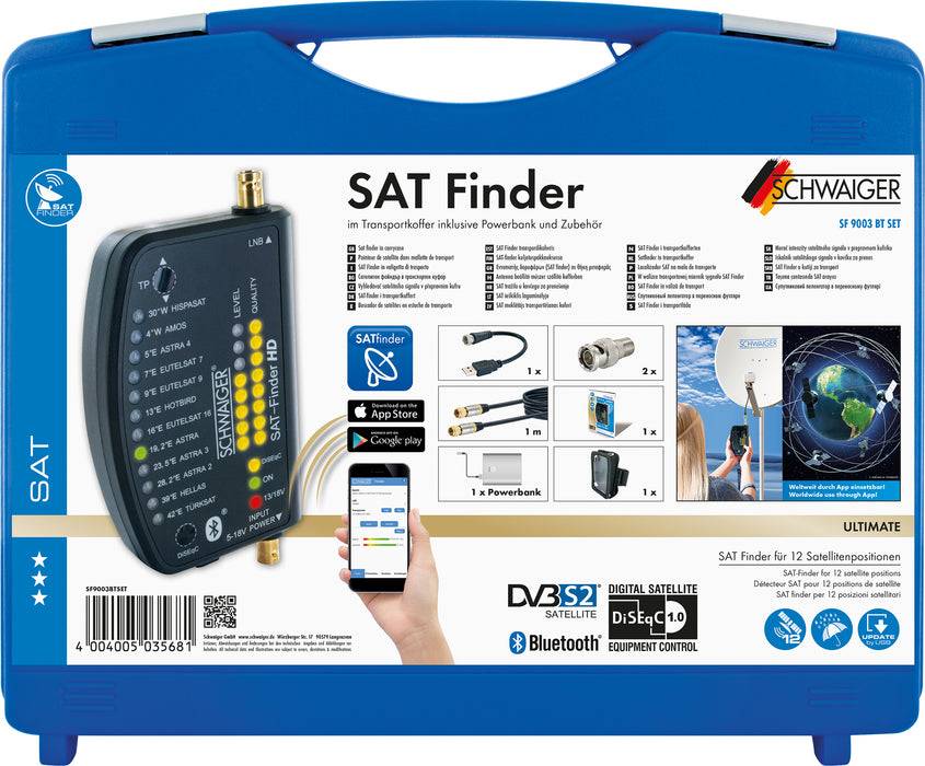 Schwaiger SAT-Finder HD im Transportkoffer Set Wochenangebot