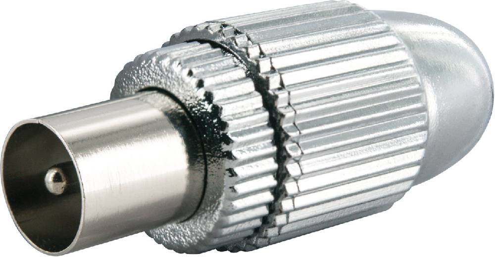 Schwaiger IEC-Stecker Ø 4 - 7,5 mm verchromt Cyber Monday