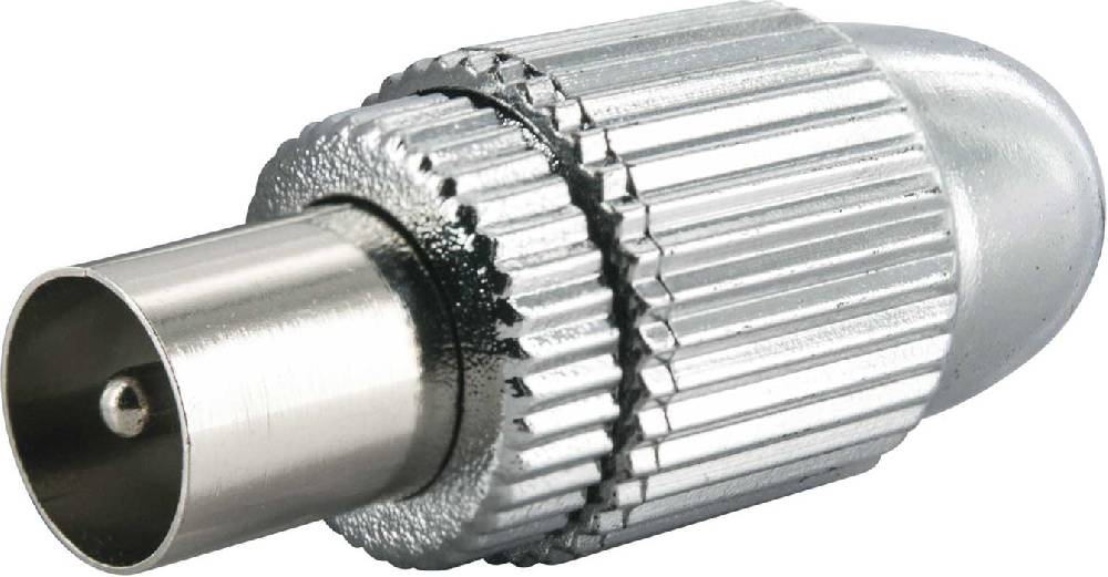 Schwaiger IEC-Stecker Ø 4 - 7,5 mm metallisiert Weihnachtsangebot