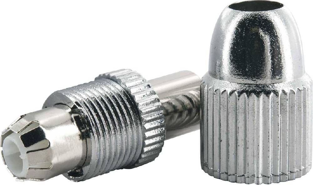 Schwaiger IEC-Stecker Ø 4 - 7,5 mm metallisiert Weihnachtsangebot