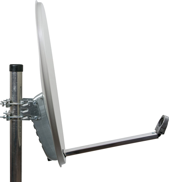 Schwaiger Satellitenschüssel Aluminium Weiß/Rot/Anthrazit 57 cm Riesige Ersparnisse