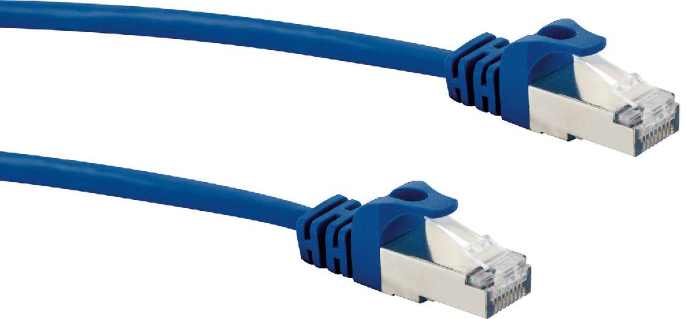 Schwaiger CAT8 Netzwerkkabel, S/FTP, 10m, blau Fabrik Onlineshop