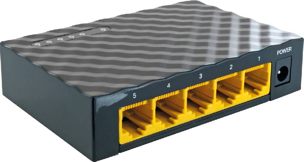 Schwaiger 5-Port Netzwerk Switch Großer Ausverkauf