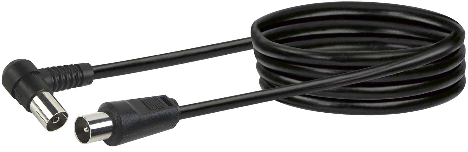 Schwaiger Antennenkabel mit IEC-Winkelstecker 1,5 - 3 m 75 dB Weihnachtsangebot