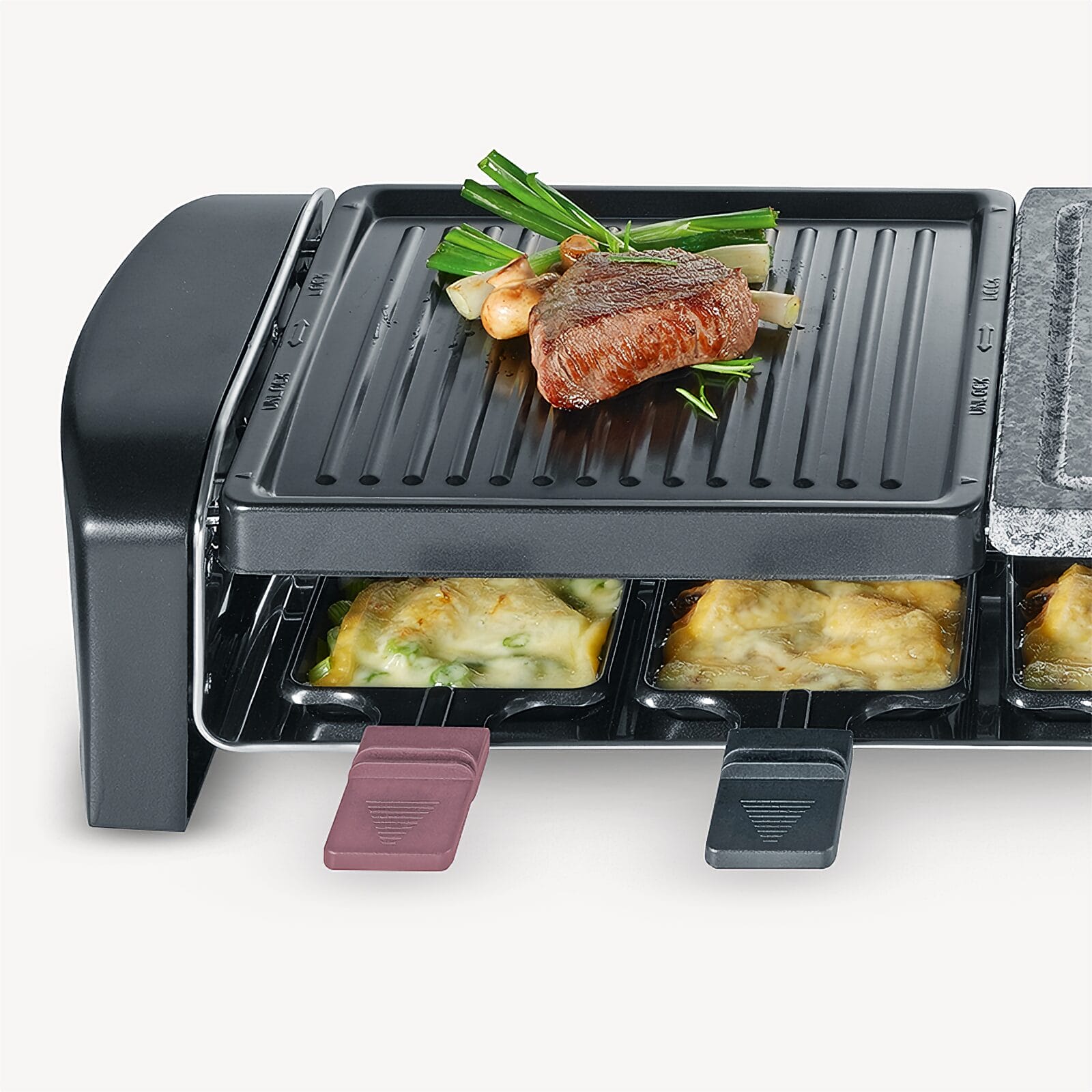 ﻿Severin Raclette Grill mit Naturgrillstein RG 9645 Schlussverkauf