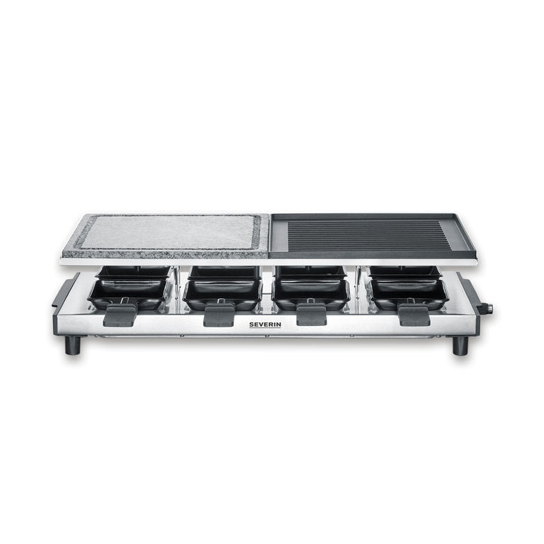 Severin Raclette mit Naturgrillstein und Grill-Platte RG 2373